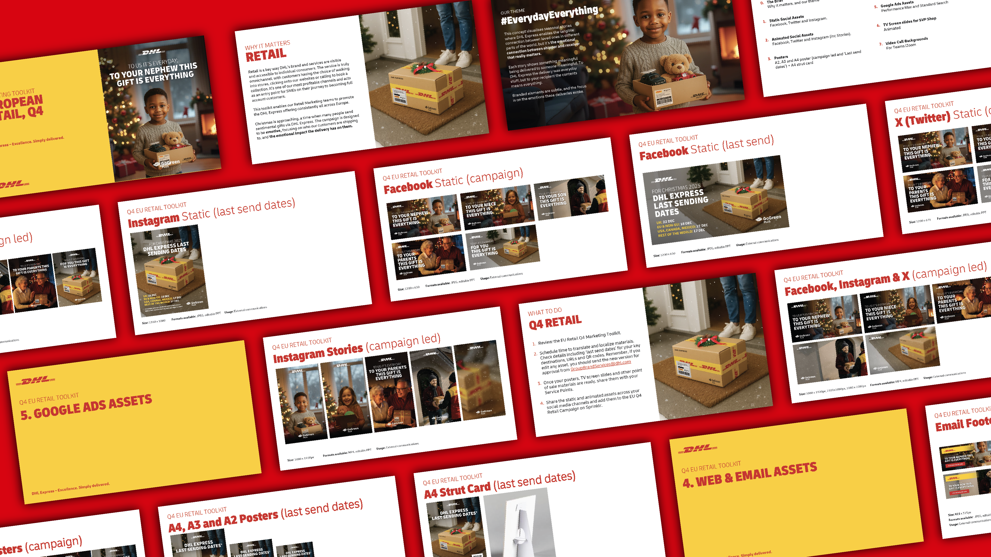 DHL Christmas Retail Campaign mockup 4