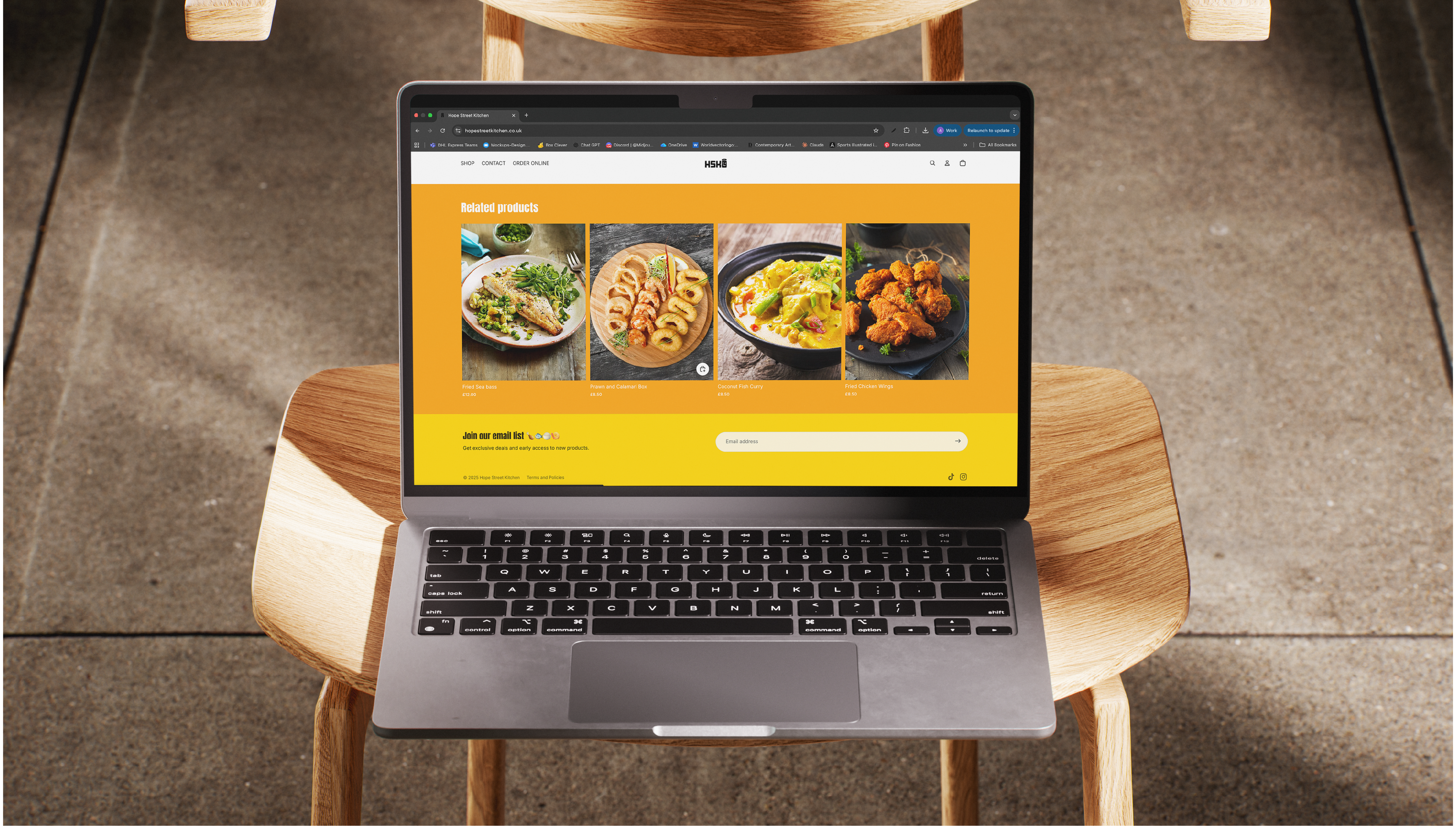 Hope Street Kitchen brand application