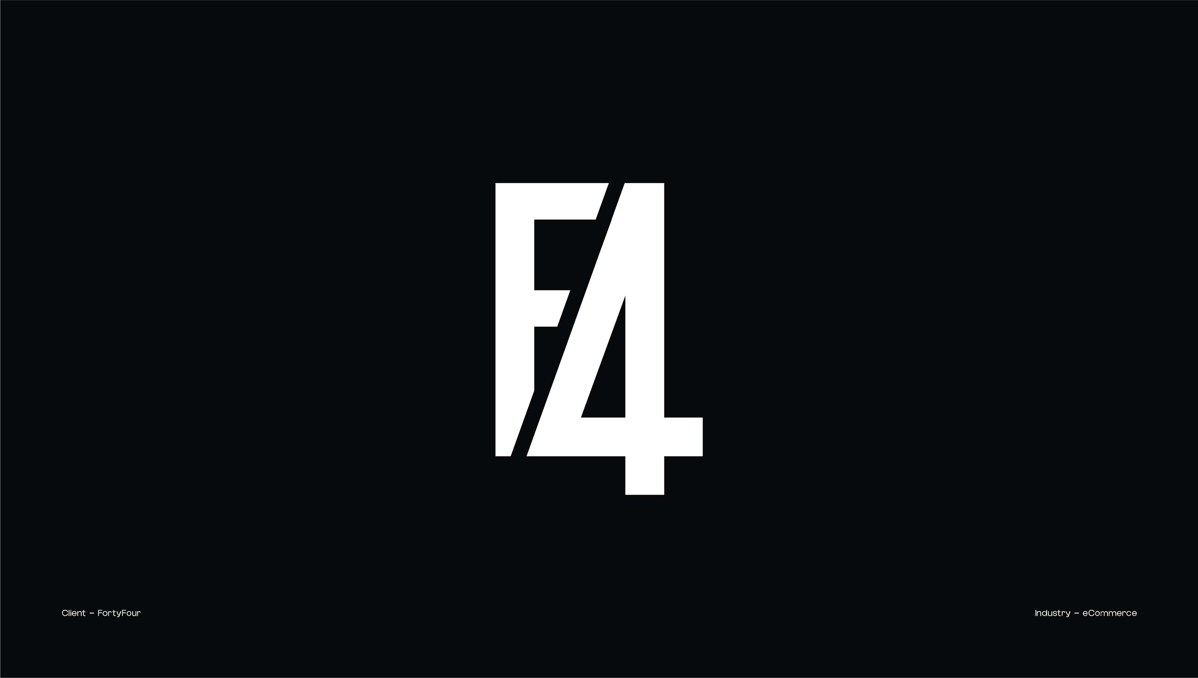 07. FortyFour, eCommerce logo mark