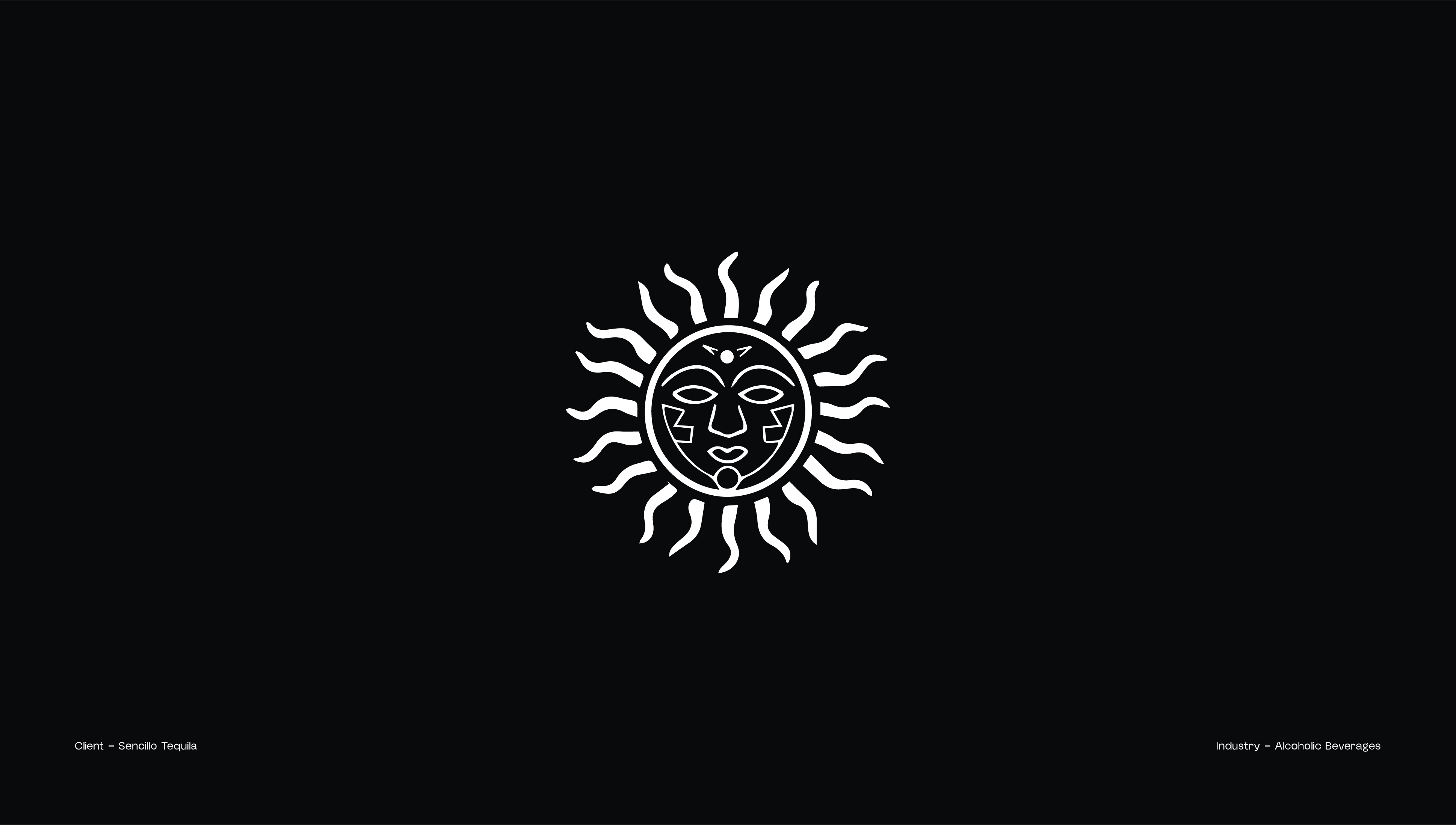 08. Sencillo Tequila, Alcoholic Beverages logo mark