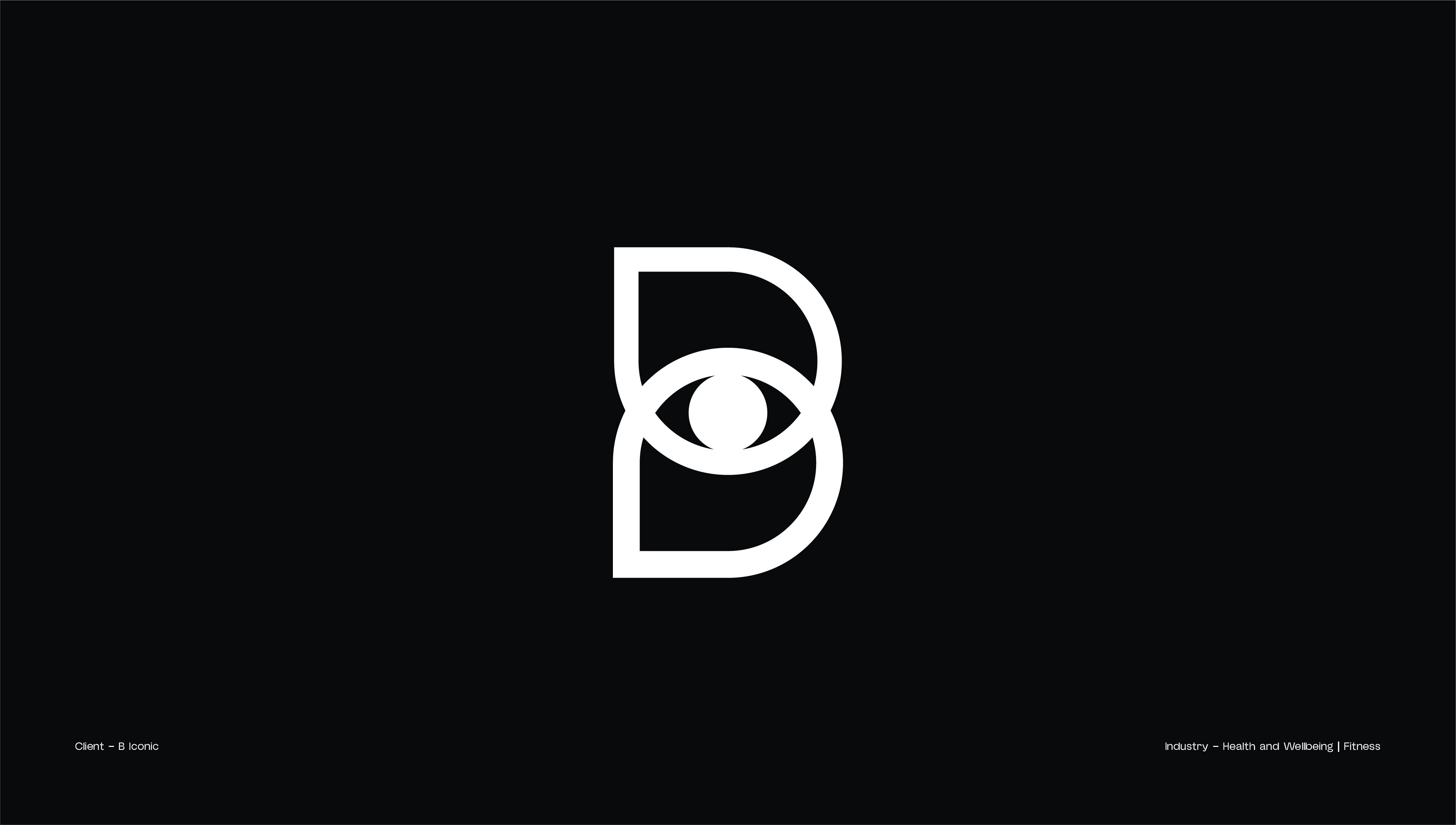 04. B Iconic, Health and Wellbeing logo mark