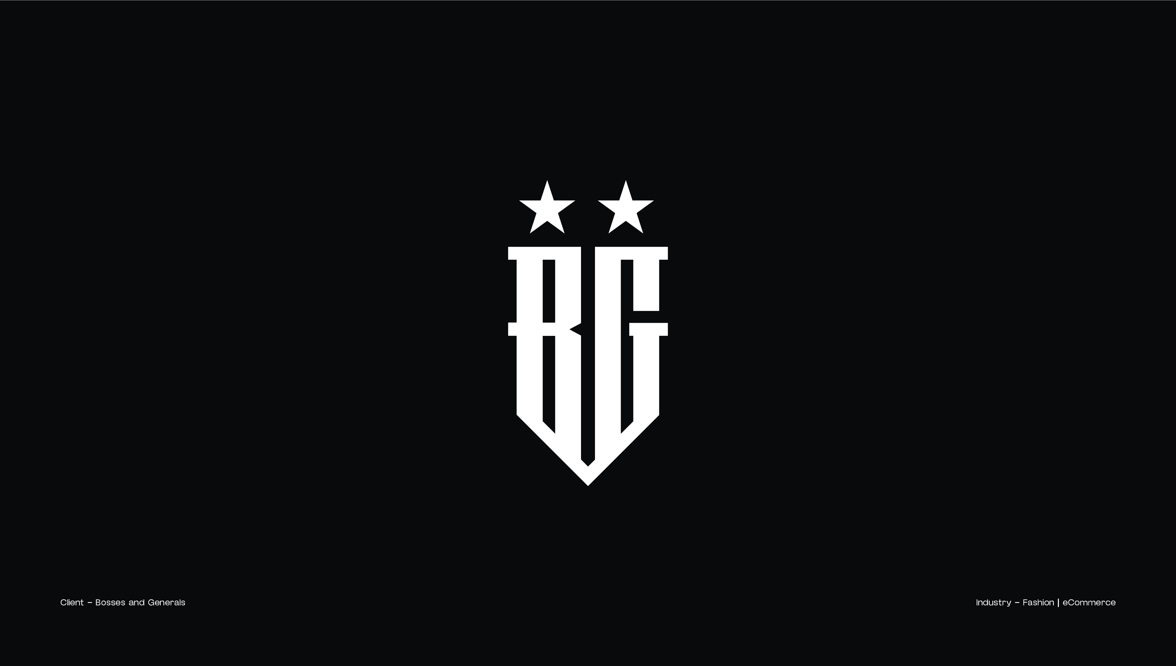 03. Bosses and Generals, Fashion & eCommerce logo mark