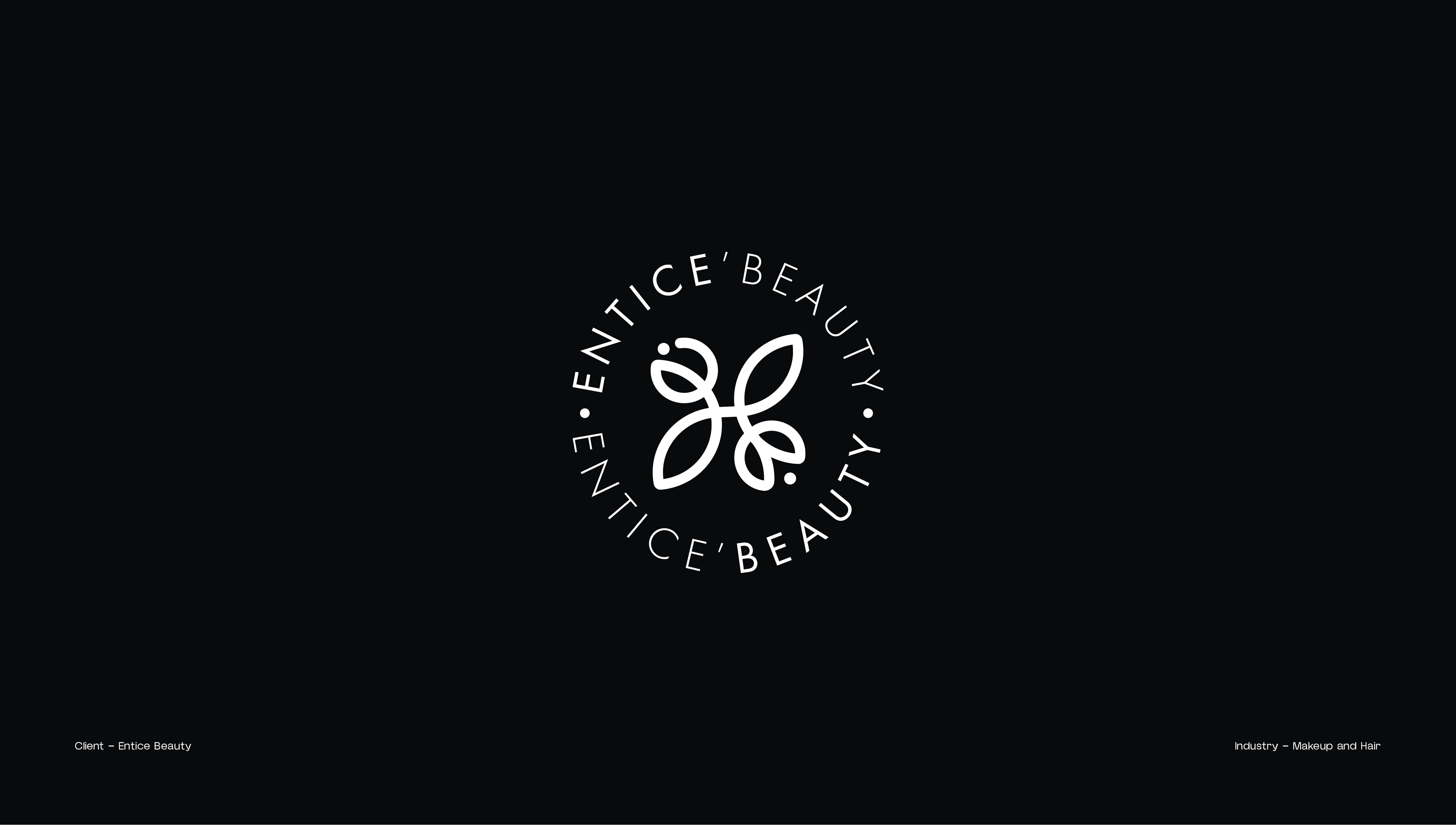 12. Entice Beauty, Makeup and Hair logo mark